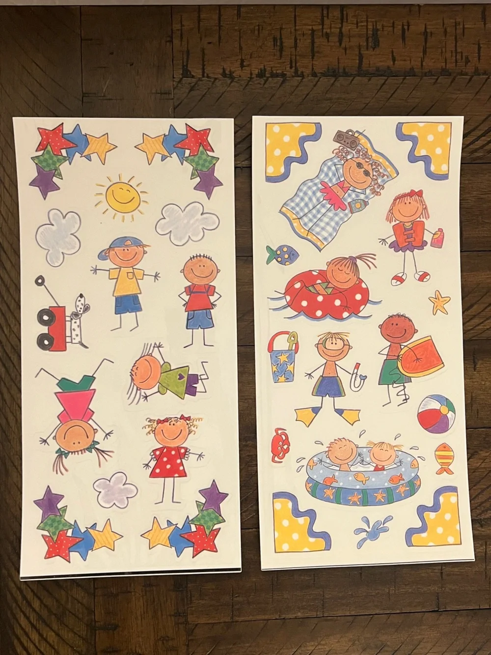 Assortment of Scrapbooking Stickers